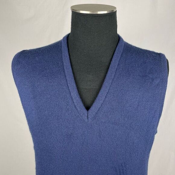 Vintage Navy Par Four Sportswear Knit Vest - Men’s L - Picture 4 of 6